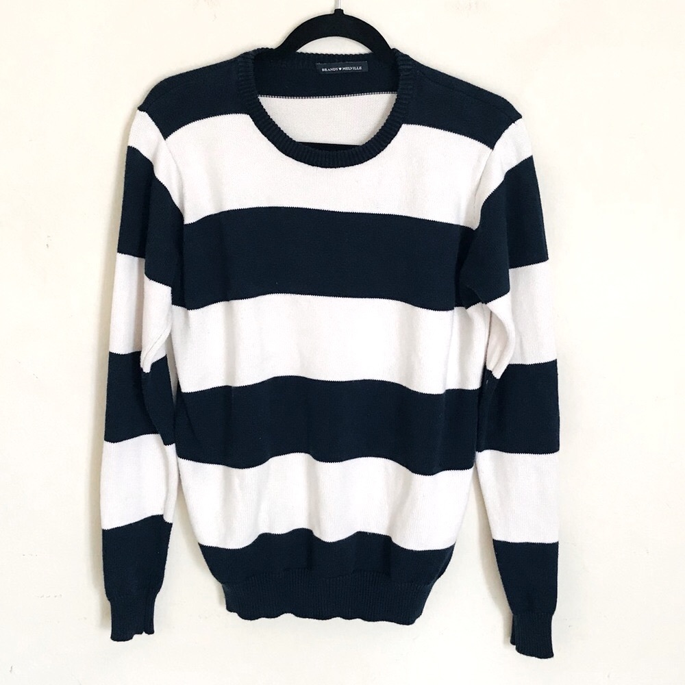 Brandy Melville Striped Sweater Made in Italy M